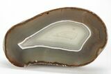 Enchanting, Polished Black River Agate - Argentina #209641-1